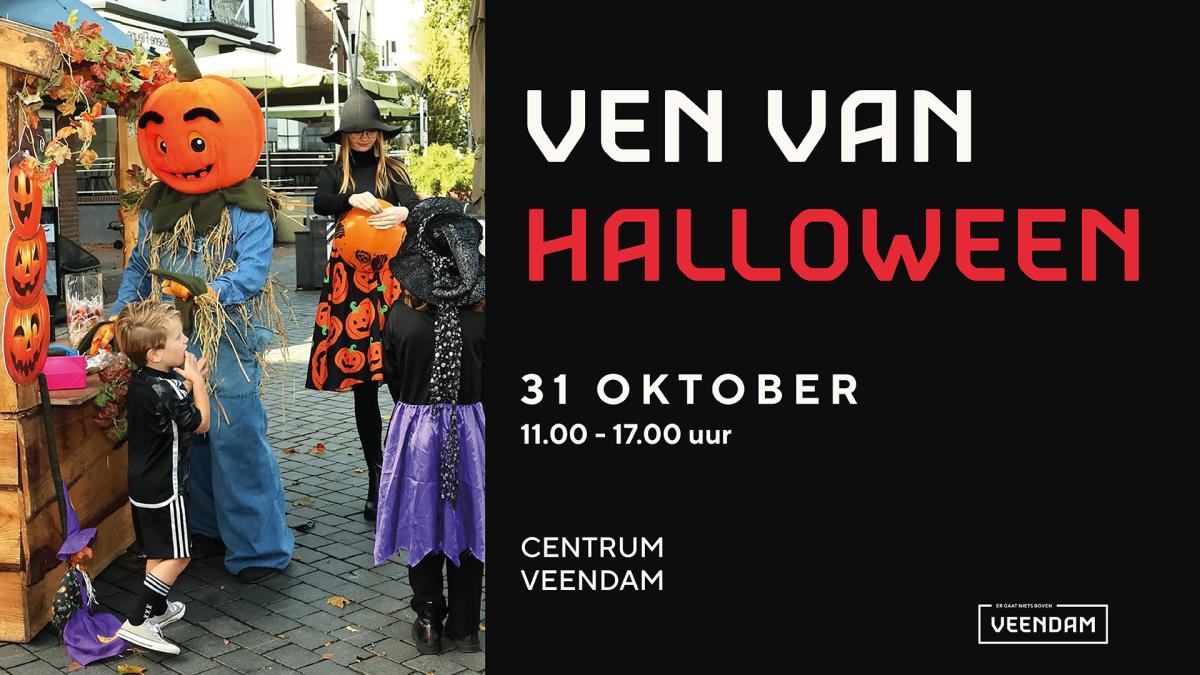 Halloween brengt griezelige gezelligheid naar centrum Veendam